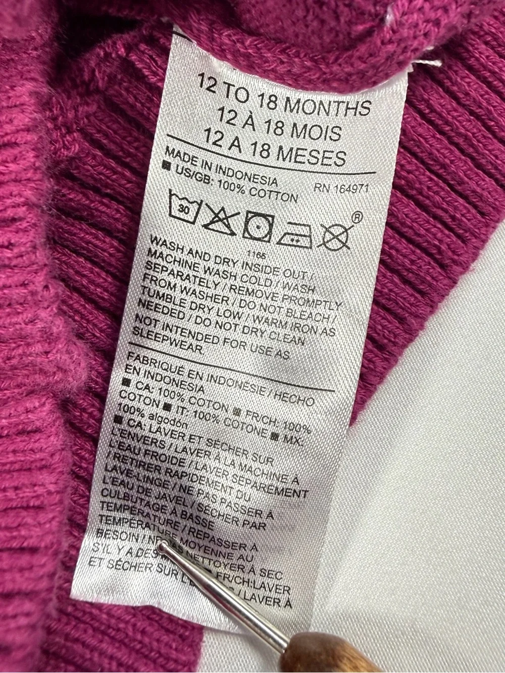 JANIE AND JACK Baby Girls’‎ Rose Fair Isle Turtleneck Sweater Grandmacore 12-18M